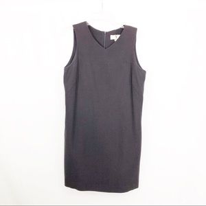 V Collection Vintage Sleeveless Above Knee Length Dress, Size 12, Taupe